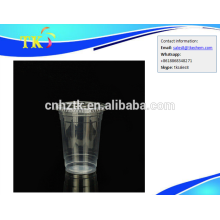Tasse de boisson en plastique PP transparente, épaisse et chaude, tasse de lait 600ml